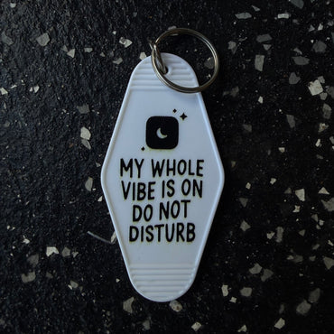 Plastic Sayings Keychains
