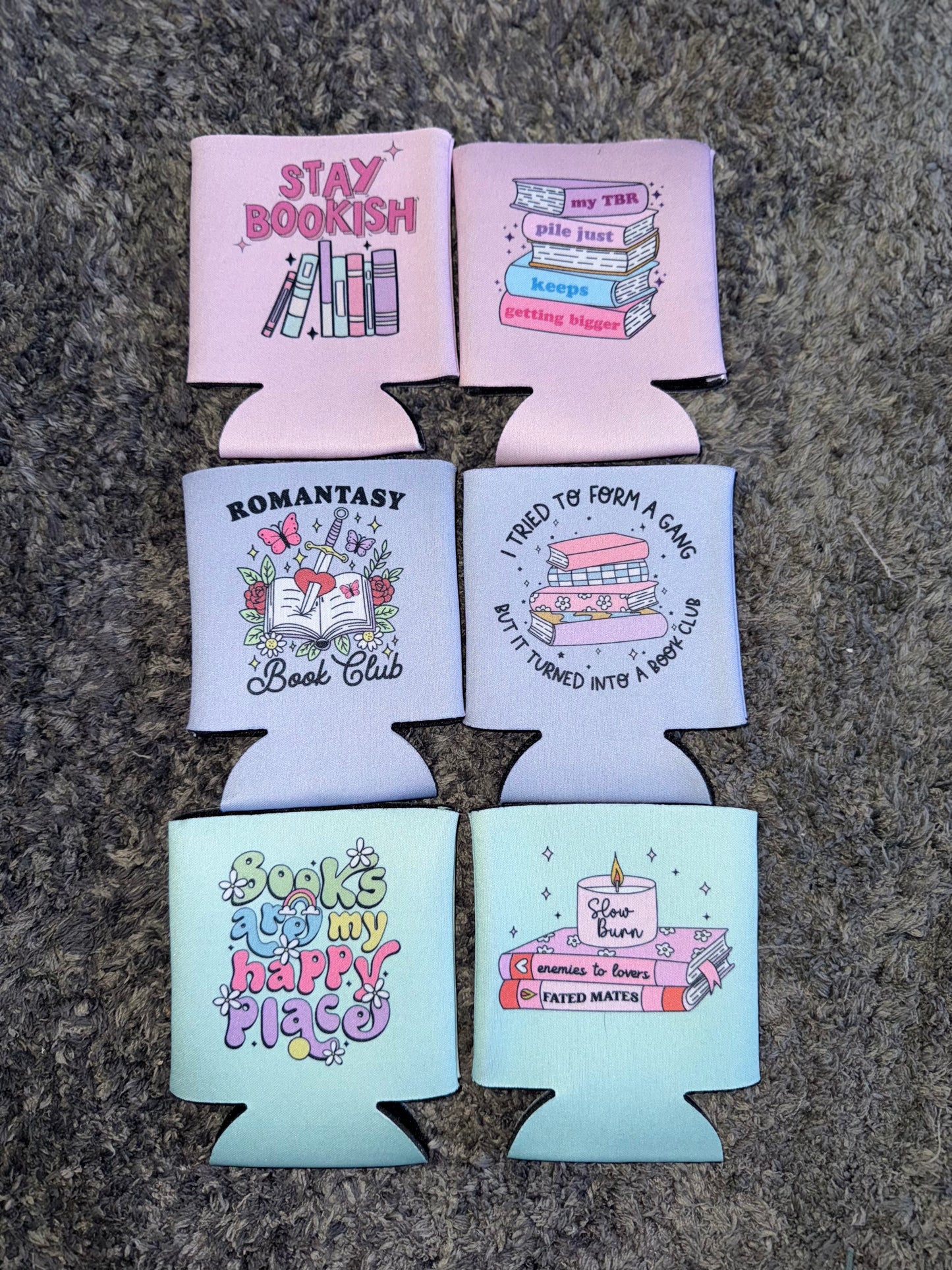 Book Lovers Drink Coolers x3