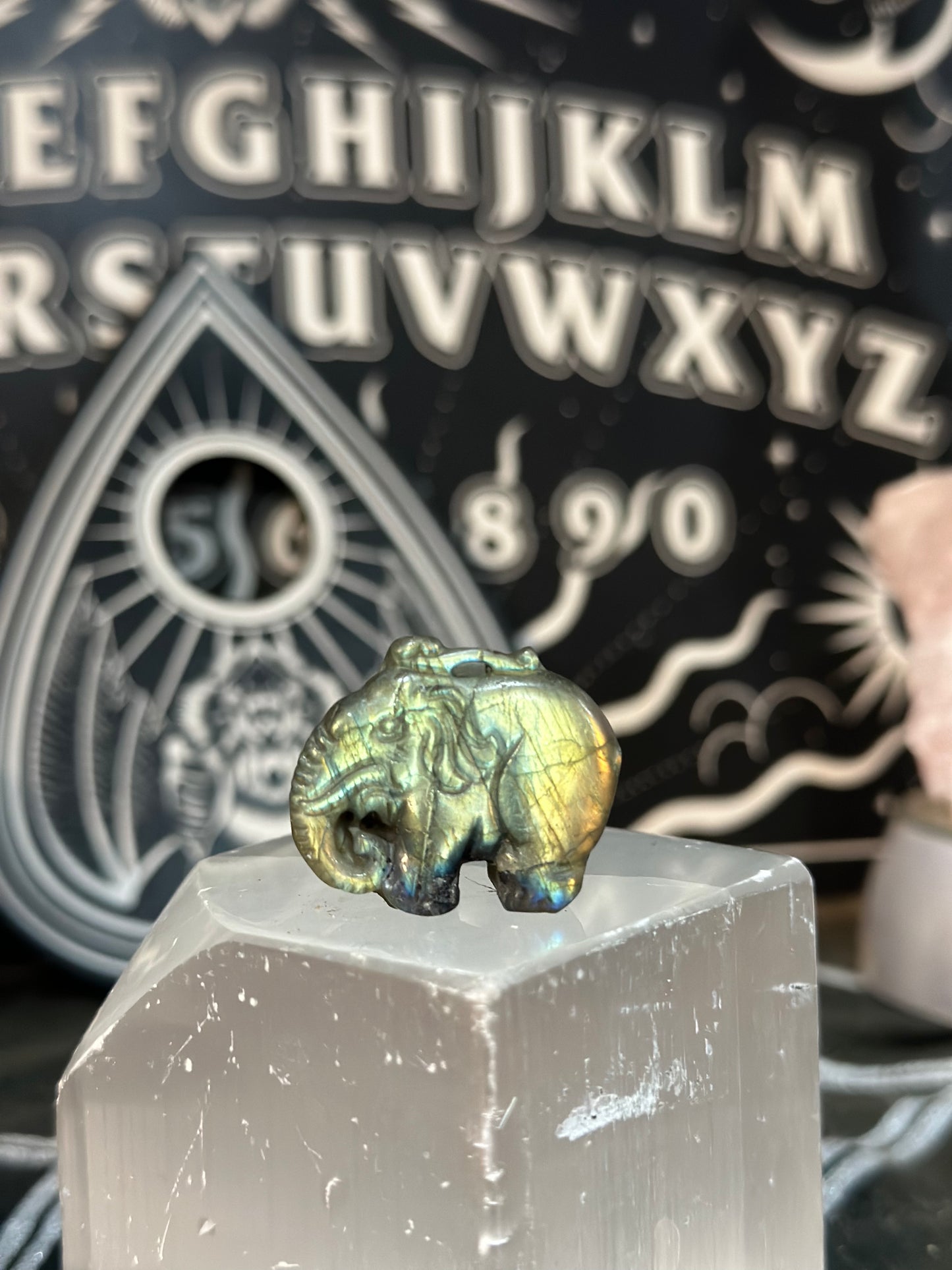 Labradorite Elephant