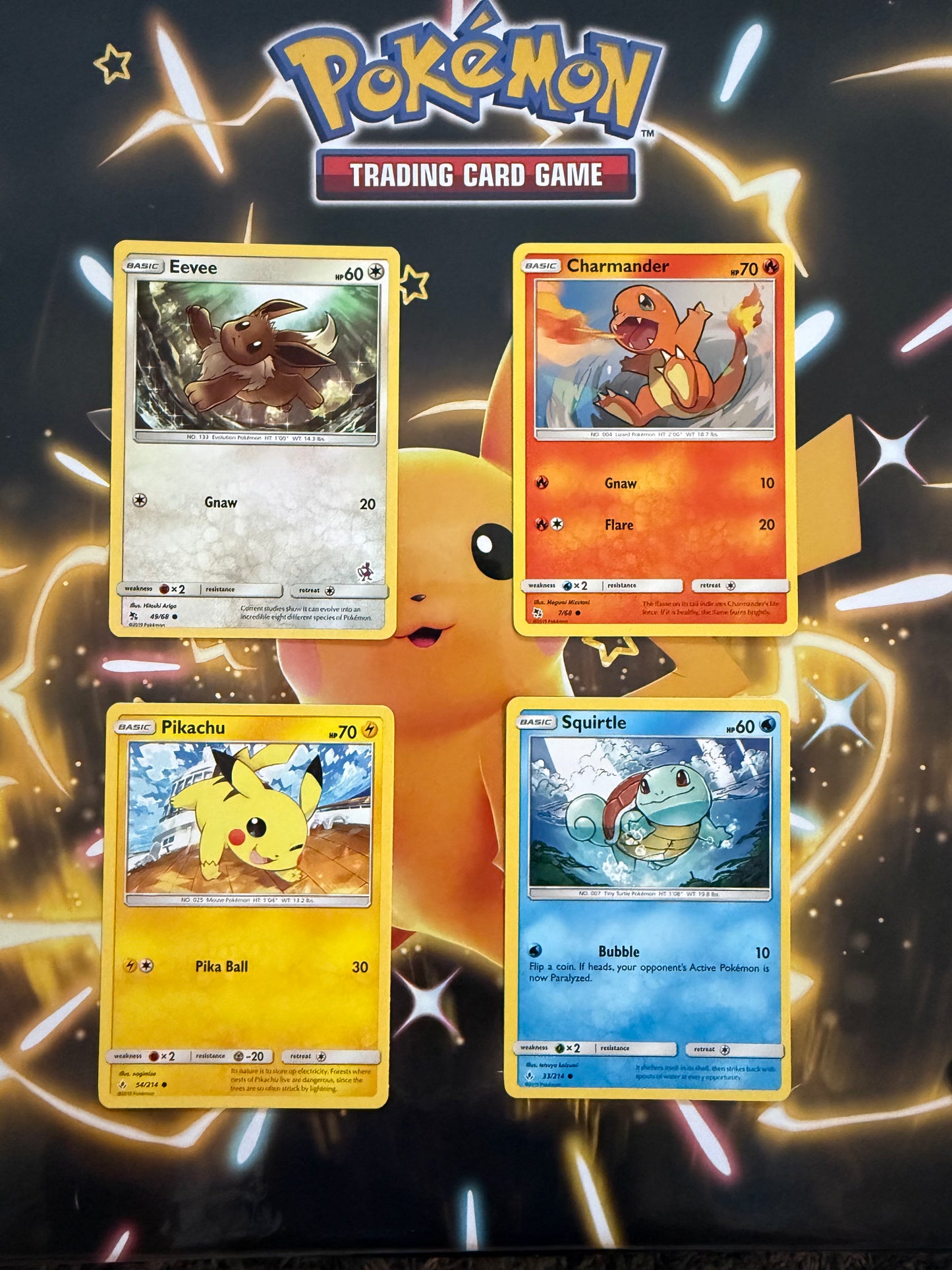Pikachu, Squirtle, Eevee & Charmander #3