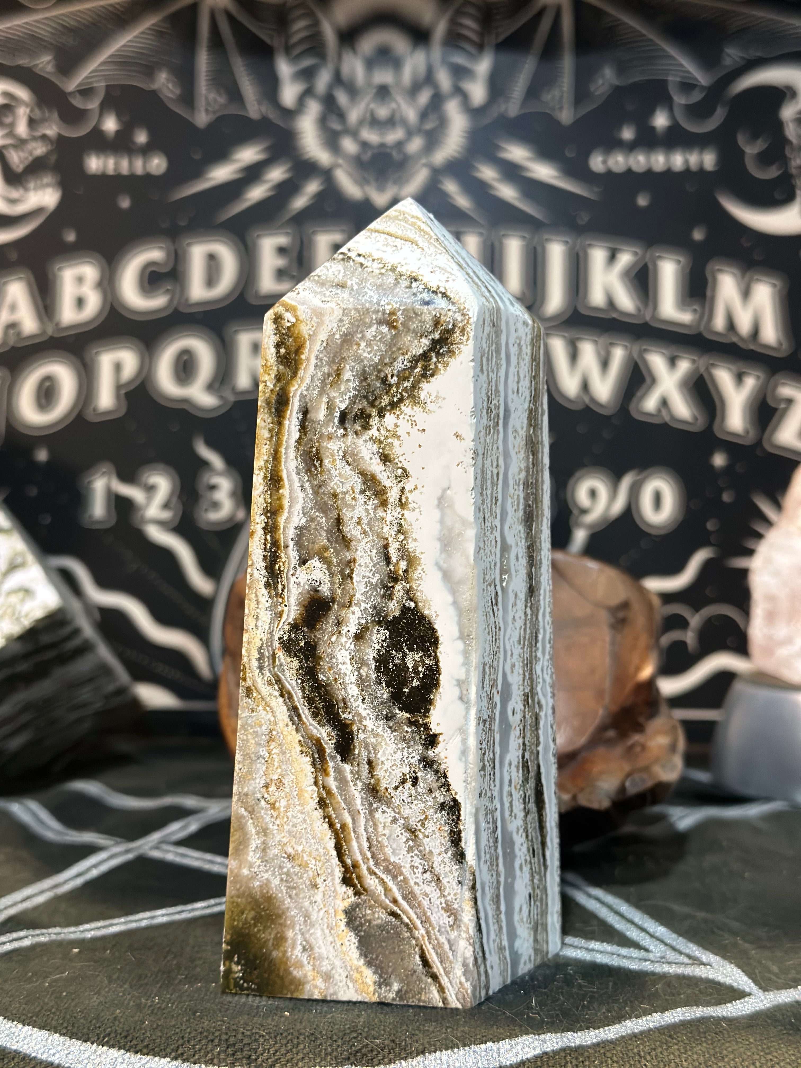 Root Beer Calcite Tower