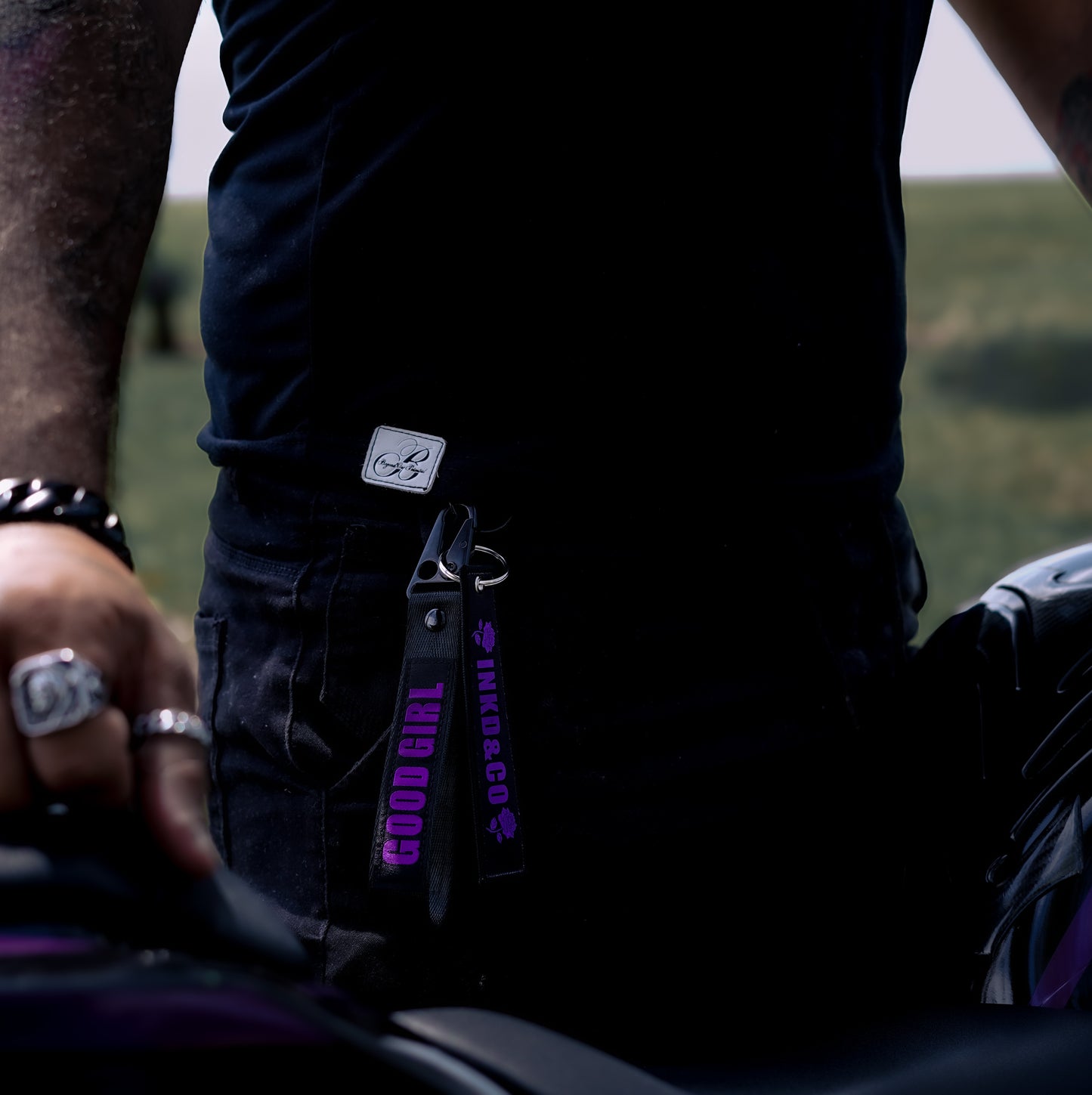 Dark Romance Jet Tags