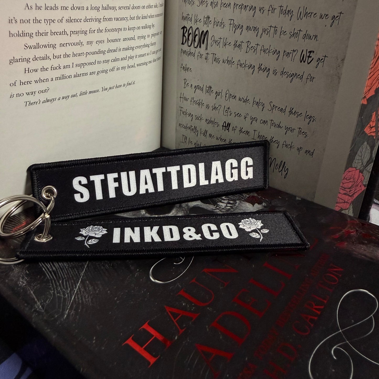 Dark Romance Jet Tags