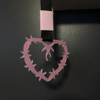 Acrylic Barbwire Hearts