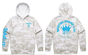 Inkd X Shocka X Boosted Hoodie White Camo