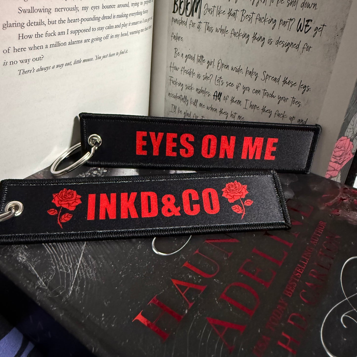 Dark Romance Jet Tags