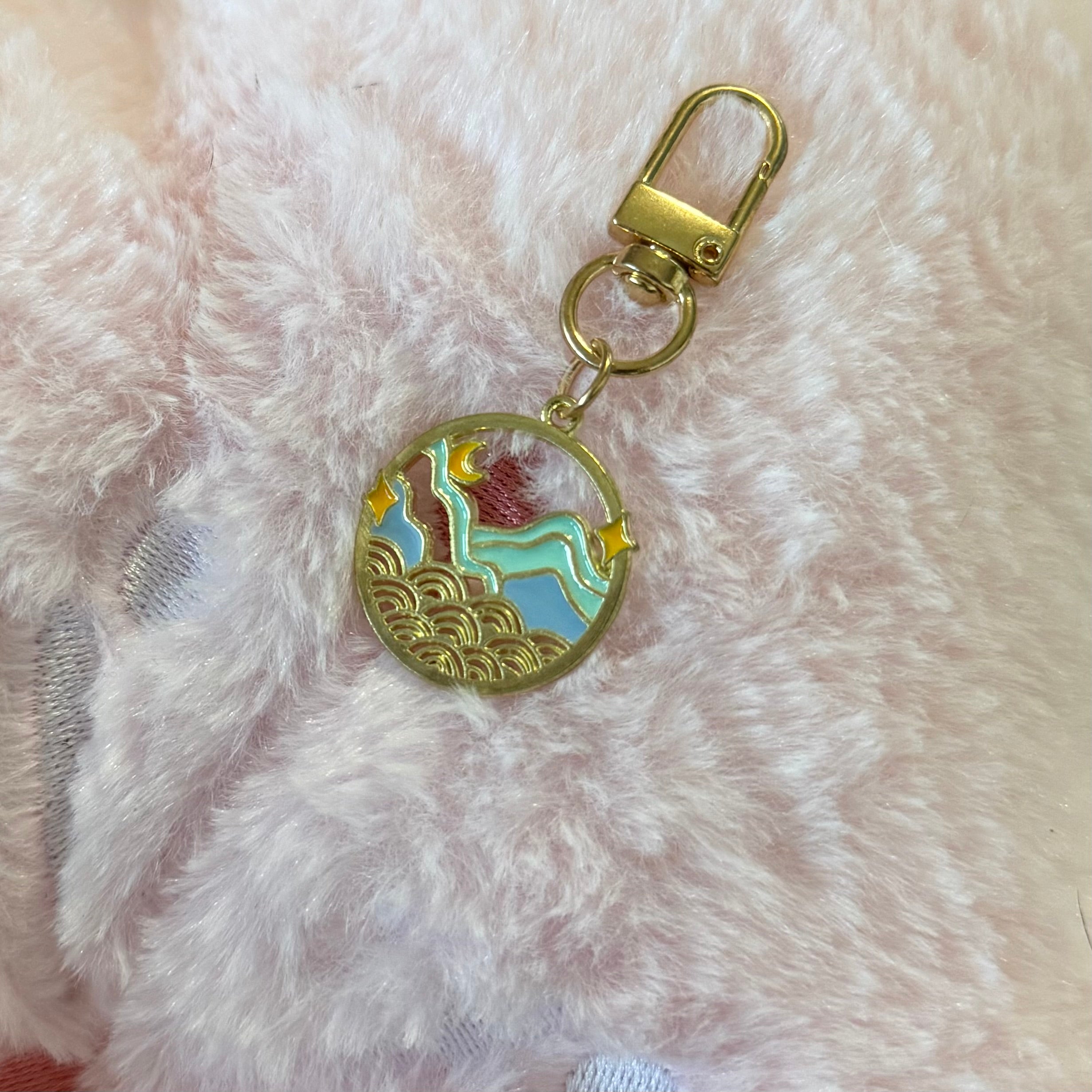 Gold Edition Circle Keychains