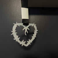 Acrylic Barbwire Hearts
