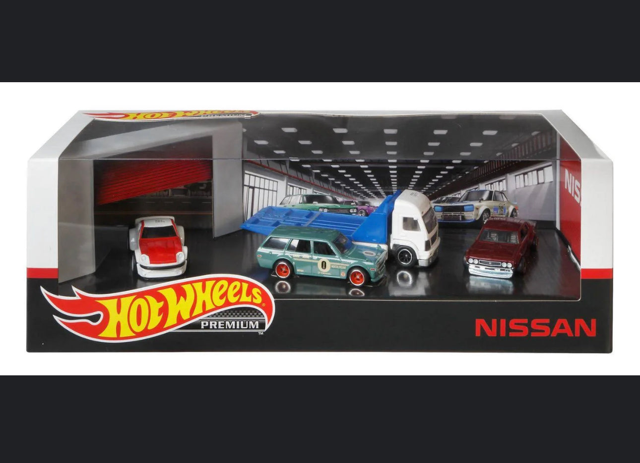 Hot Wheels Premium Nissan Garage Collector Set
