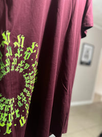 Spiral Tall Tshirt - Maroon