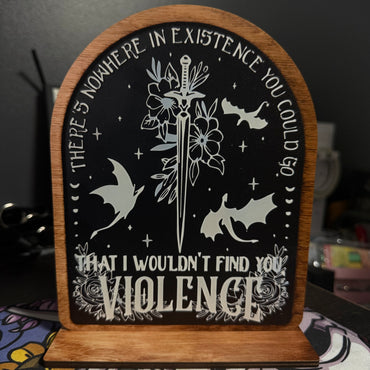 Wooden Bookshelf Deco