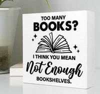 Wooden Bookshelf Deco