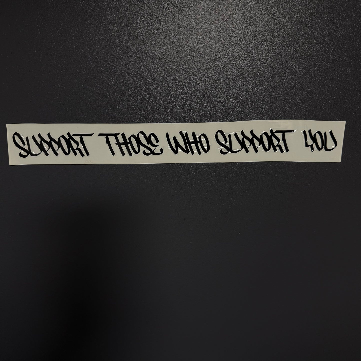 Support those who support you - Banner