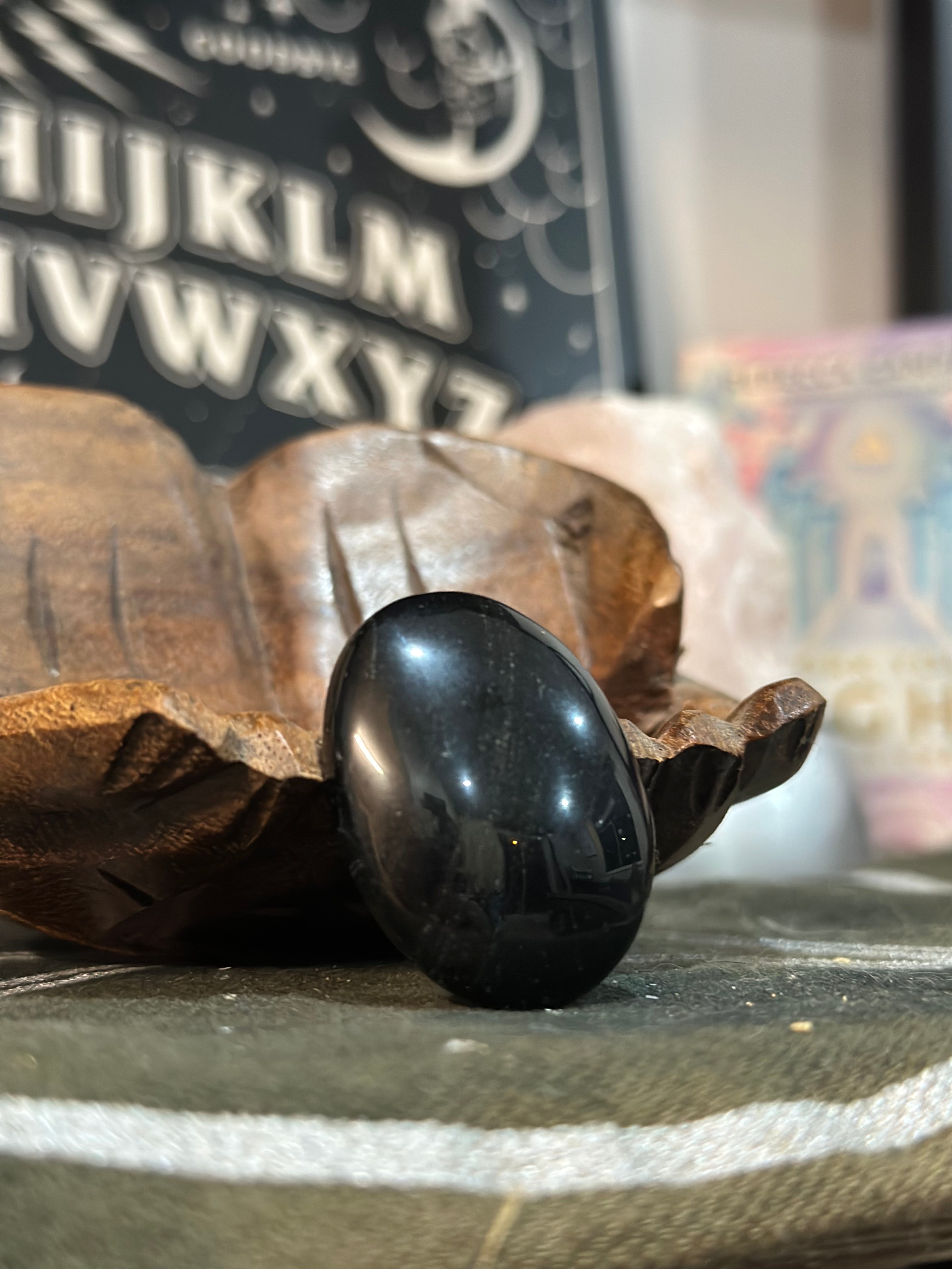 Onyx Worry Stone