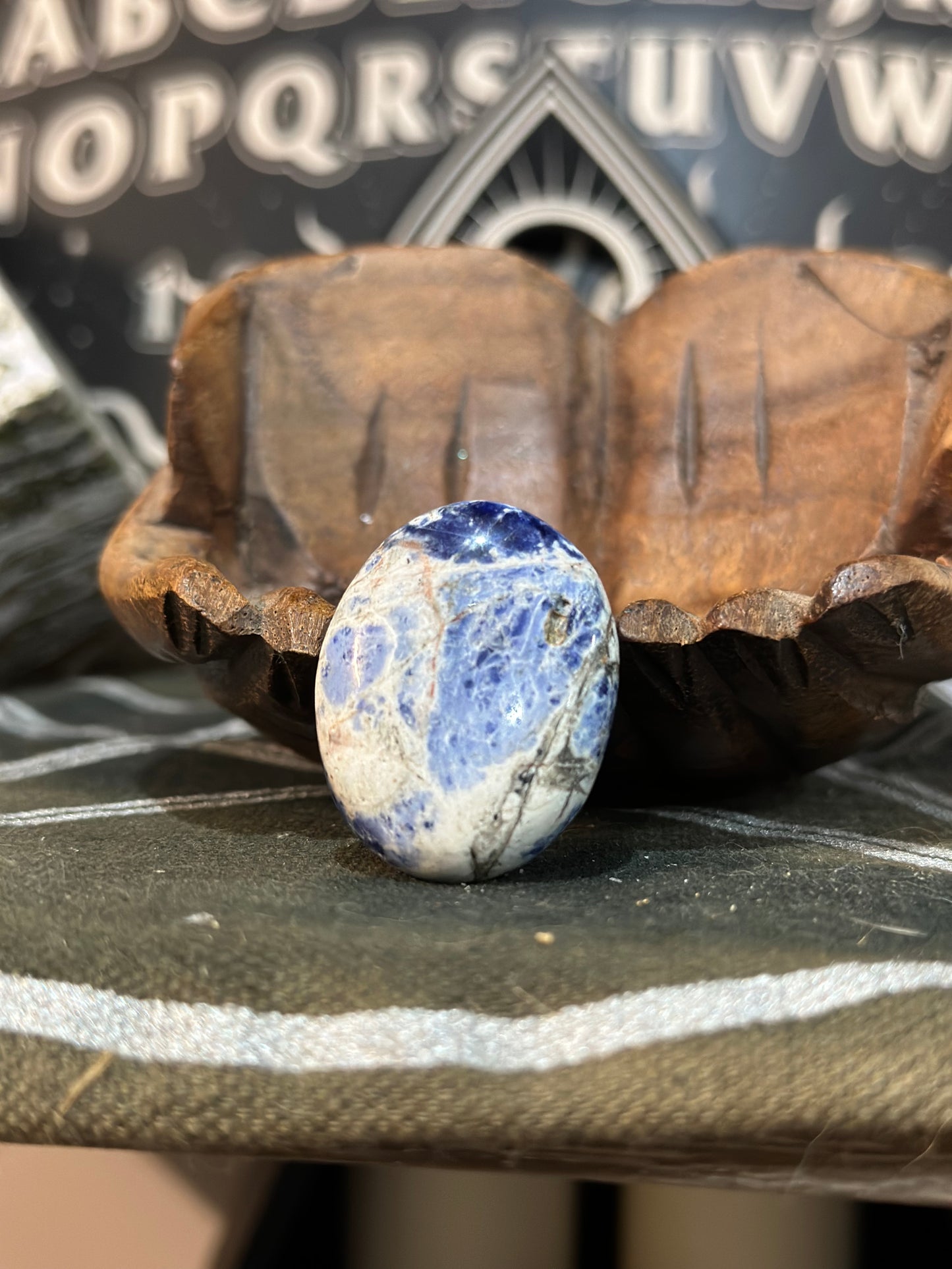 Sodalite Worry Stone