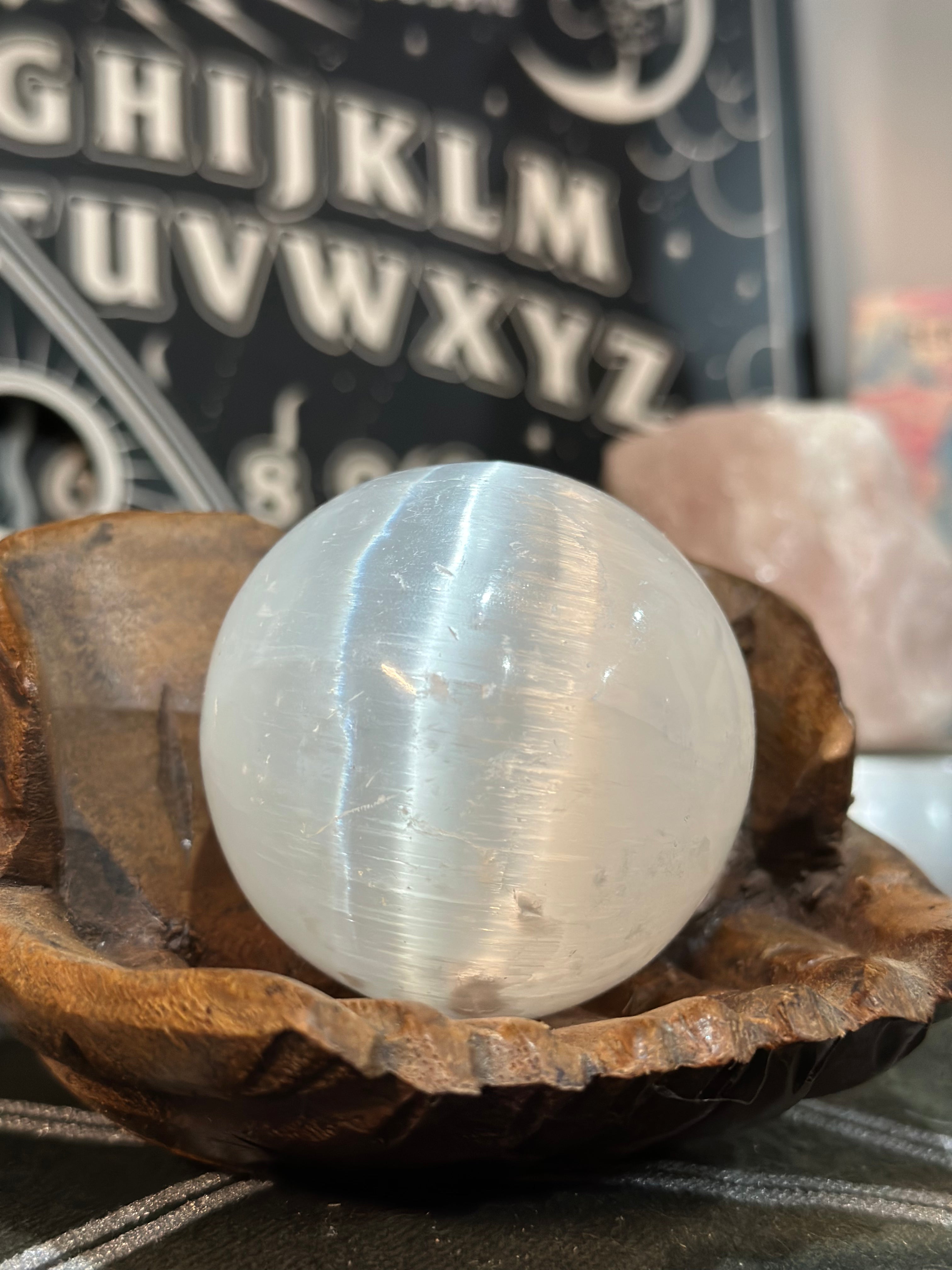 Selenite Sphere