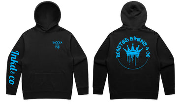 Inkd X Shocka X Boosted Hoodie Black