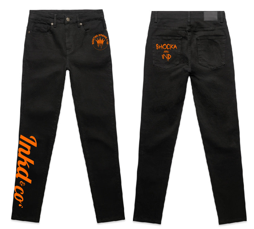 Inkd X Shocka X Boosted Skinny Jeans