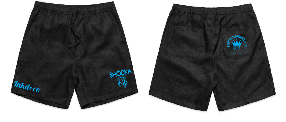 Inkd X Shocka X Boosted Men’s Linen Shorts