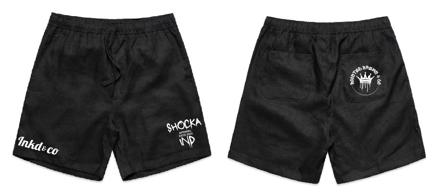 Inkd X Shocka X Boosted Men’s Linen Shorts