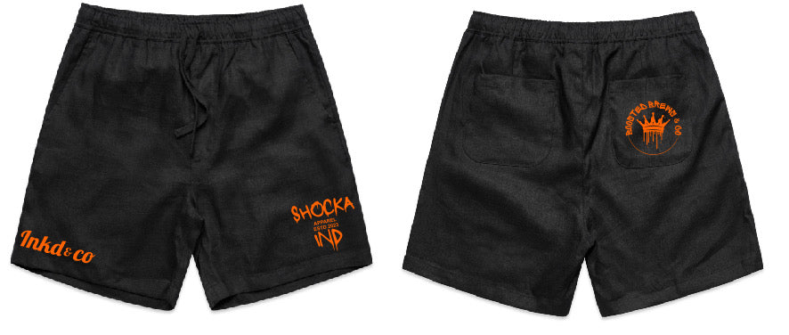 Inkd X Shocka X Boosted Men’s Linen Shorts