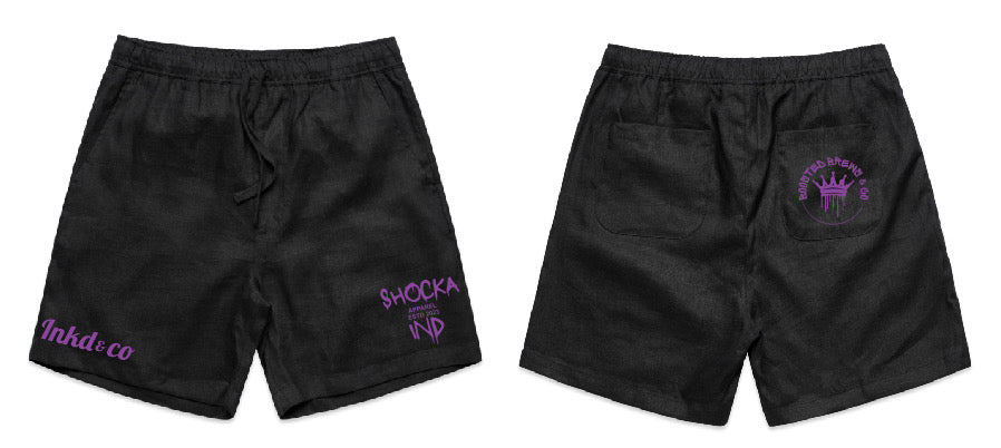 Inkd X Shocka X Boosted Men’s Linen Shorts